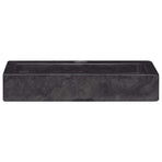 Wall-mounted Sink Black 38x24x6.5 cm Marble