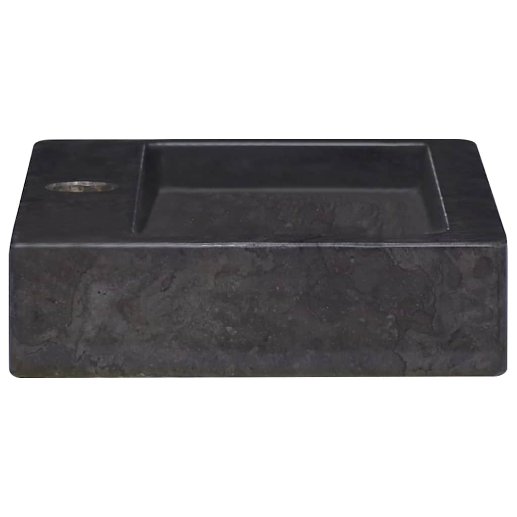 Wall-mounted Sink Black 38x24x6.5 cm Marble