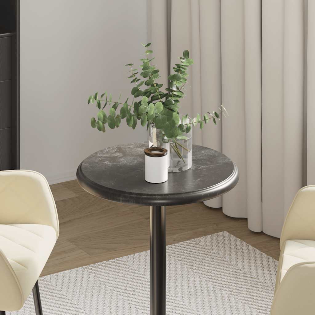 Table Top Black ?0x2.5 cm Marble