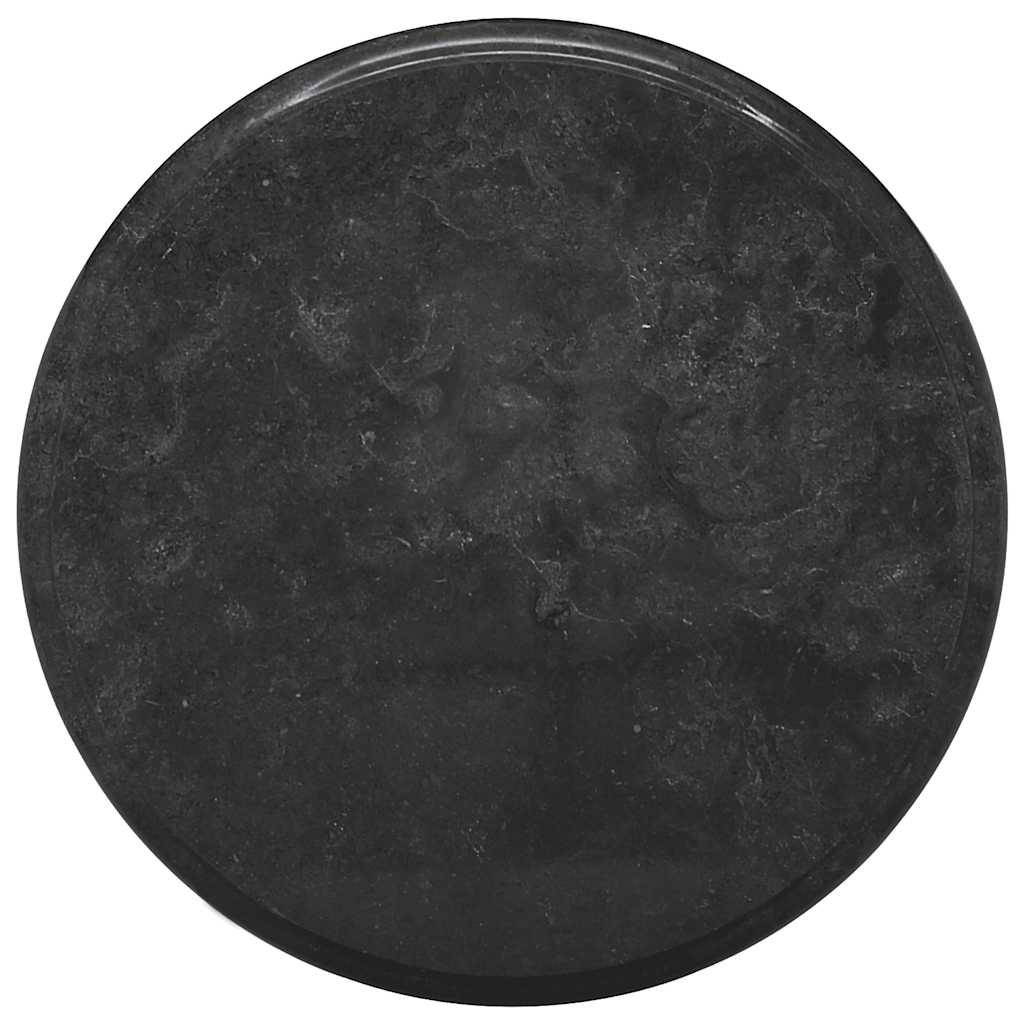 Table Top Black ?0x2.5 cm Marble