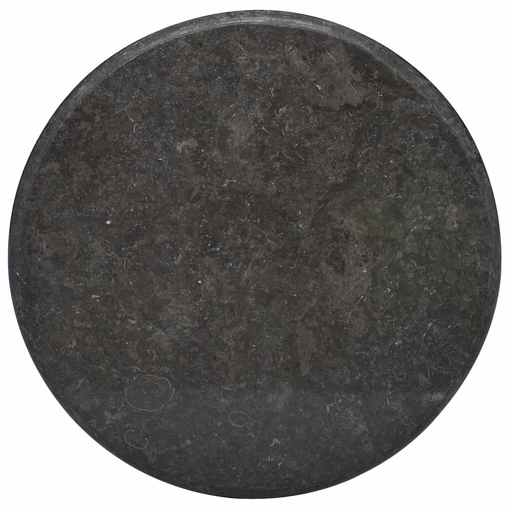 Table Top Black ?0x2.5 cm Marble