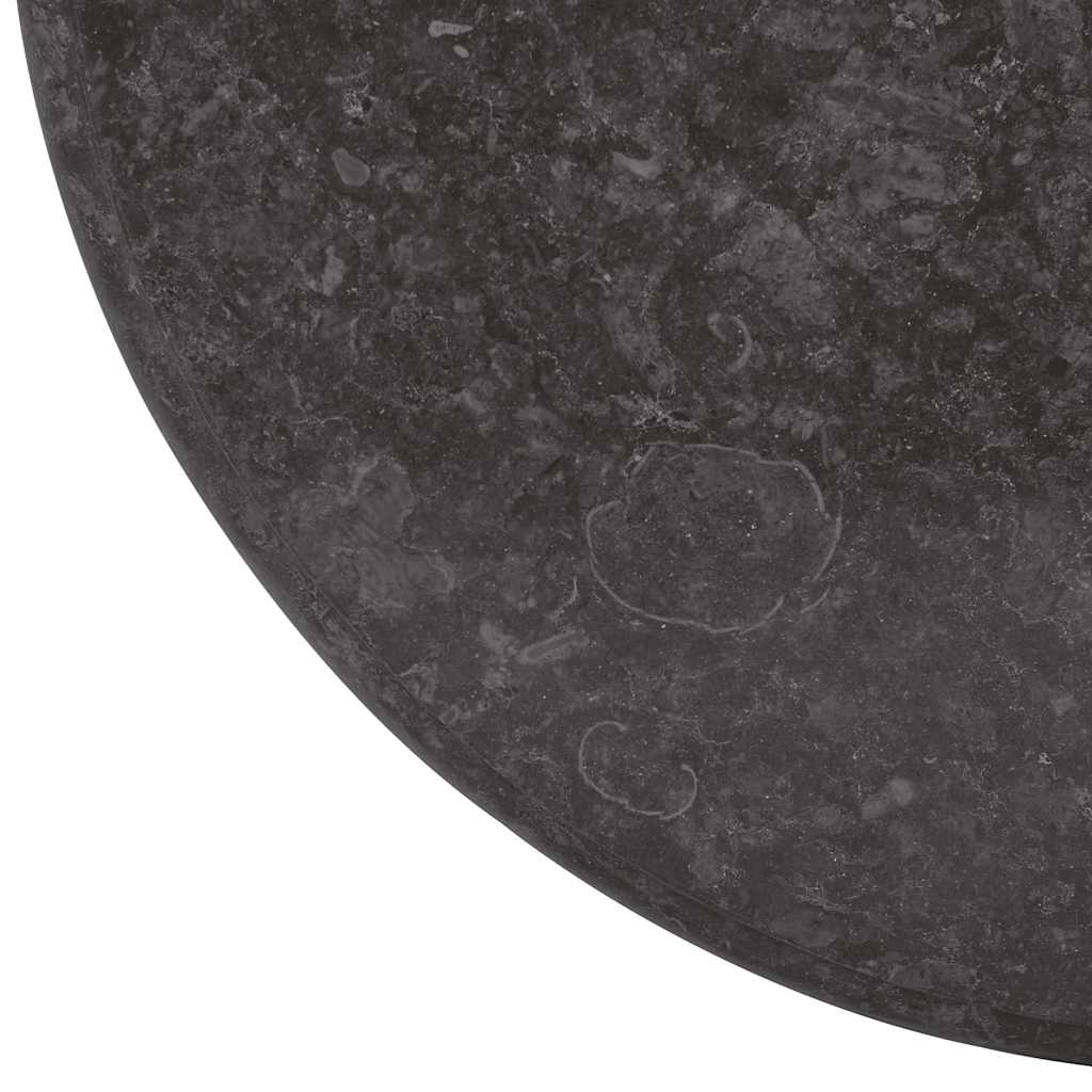 Table Top Black ?0x2.5 cm Marble