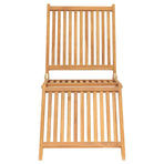Sun Lounger Solid Teak Wood