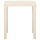 Garden Table White 79x65x72 cm Plastic