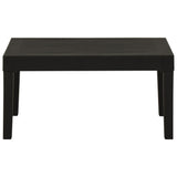 Garden Lounge Table Plastic Grey - Side View