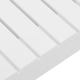 2 Piece Garden Lounge Set with Cushions Plastic White - Extra Image