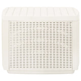 Garden Table White 53x53x40 cm Plastic