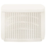 Garden Table White 53x53x40 cm Plastic