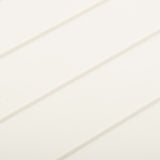 Garden Table White 53x53x40 cm Plastic - Rear View