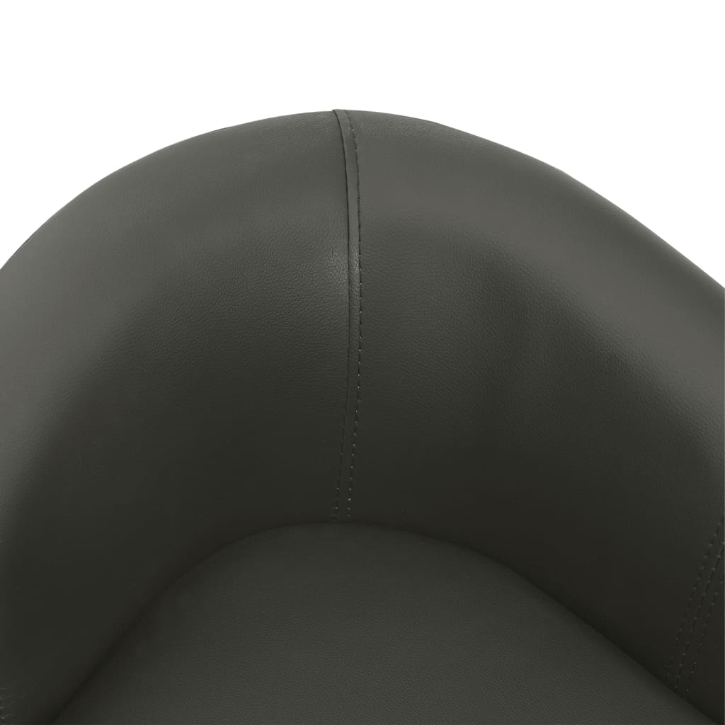 Dog Sofa Dark Grey 67x41x39 Cm Faux Leather