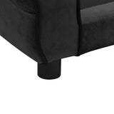 Dog Sofa Black 72x45x30 cm Plush - Extra Image