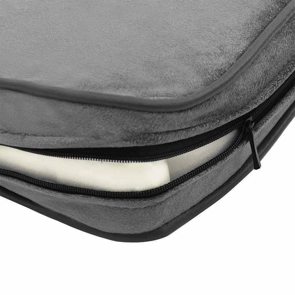 Dog Sofa Dark Grey 72x45x30 cm Plush