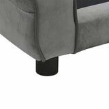 Dog Sofa Dark Grey 72x45x30 cm Plush - Extra Image