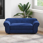 Dog Sofa Blue 72x45x30 cm Plush