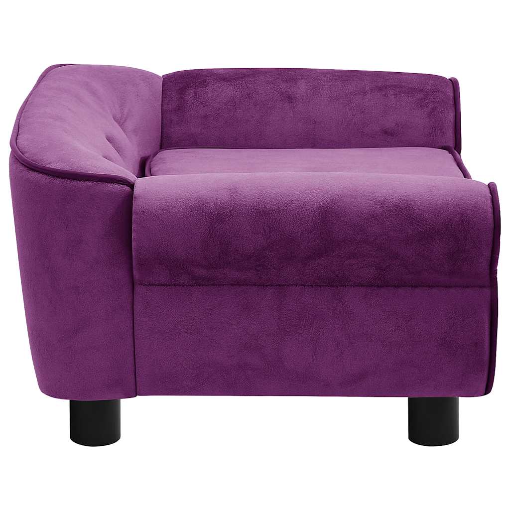 Dog Sofa Burgundy 72x45x30 cm Plush