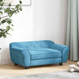 Dog Sofa Turquoise 72x45x30 cm Plush