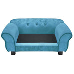 Dog Sofa Turquoise 72x45x30 cm Plush