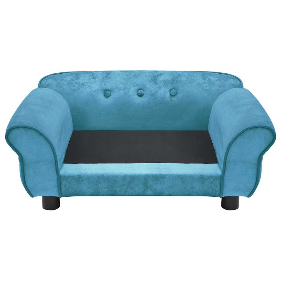 Dog Sofa Turquoise 72x45x30 cm Plush