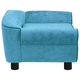 Dog Sofa Turquoise 72x45x30 cm Plush