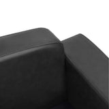 Dog Sofa Dark Grey 80x50x40 cm Faux Leather