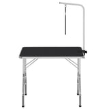 Adjustable Dog Grooming Table with 1 Loop - Top-Down View