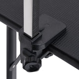 Adjustable Dog Grooming Table with 1 Loop and Basket - Close-Up Angle