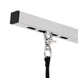 Adjustable Dog Grooming Table with 1 Loop and Basket - Low Angle