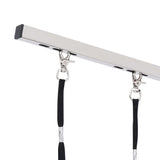 Adjustable Dog Grooming Table with 2 Loops and Basket - Close-Up Angle