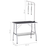 Adjustable Dog Grooming Table with 2 Loops and Basket - Extra Image