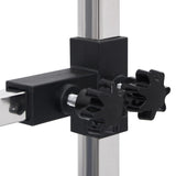 Adjustable Dog Grooming Table with 2 Loops and Basket - Low Angle