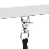 Adjustable Dog Grooming Table with 2 Loops and Basket - Close-Up Angle
