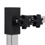 Adjustable Dog Grooming Table with 2 Loops and Basket - Low Angle