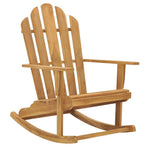 Adirondack Rocking Chair Solid Wood Teak