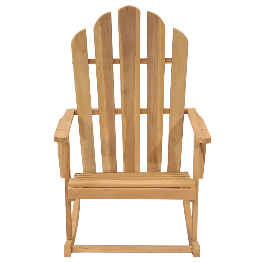 Adirondack Rocking Chair Solid Wood Teak