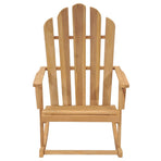Adirondack Rocking Chair Solid Wood Teak