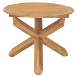 Garden Dining Table ?90x75 cm Solid Wood Teak