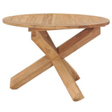 Garden Dining Table ?110x75 cm Solid Wood Teak