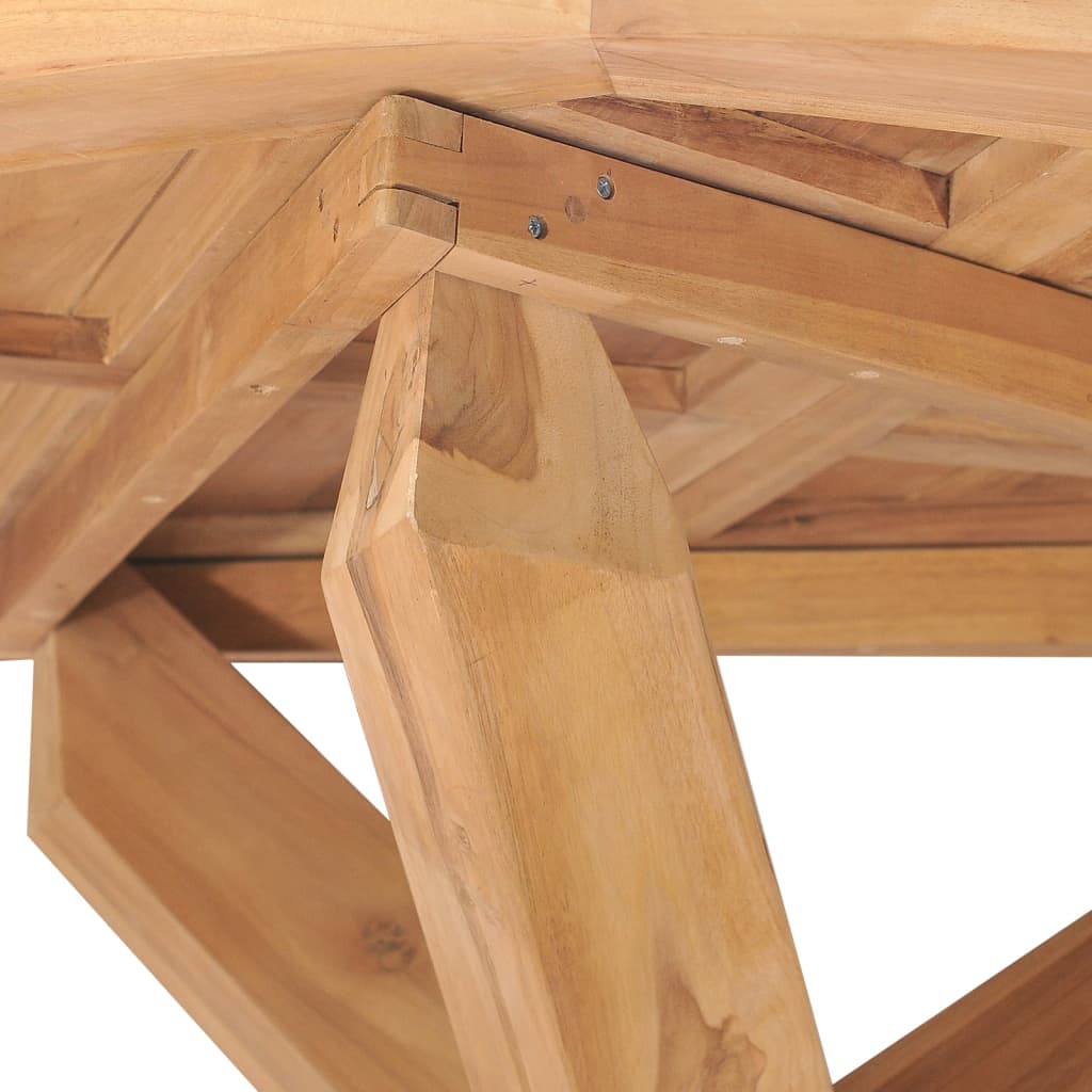Garden Dining Table ?110x75 cm Solid Wood Teak