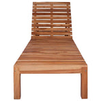 Sun Lounger Solid Wood Teak