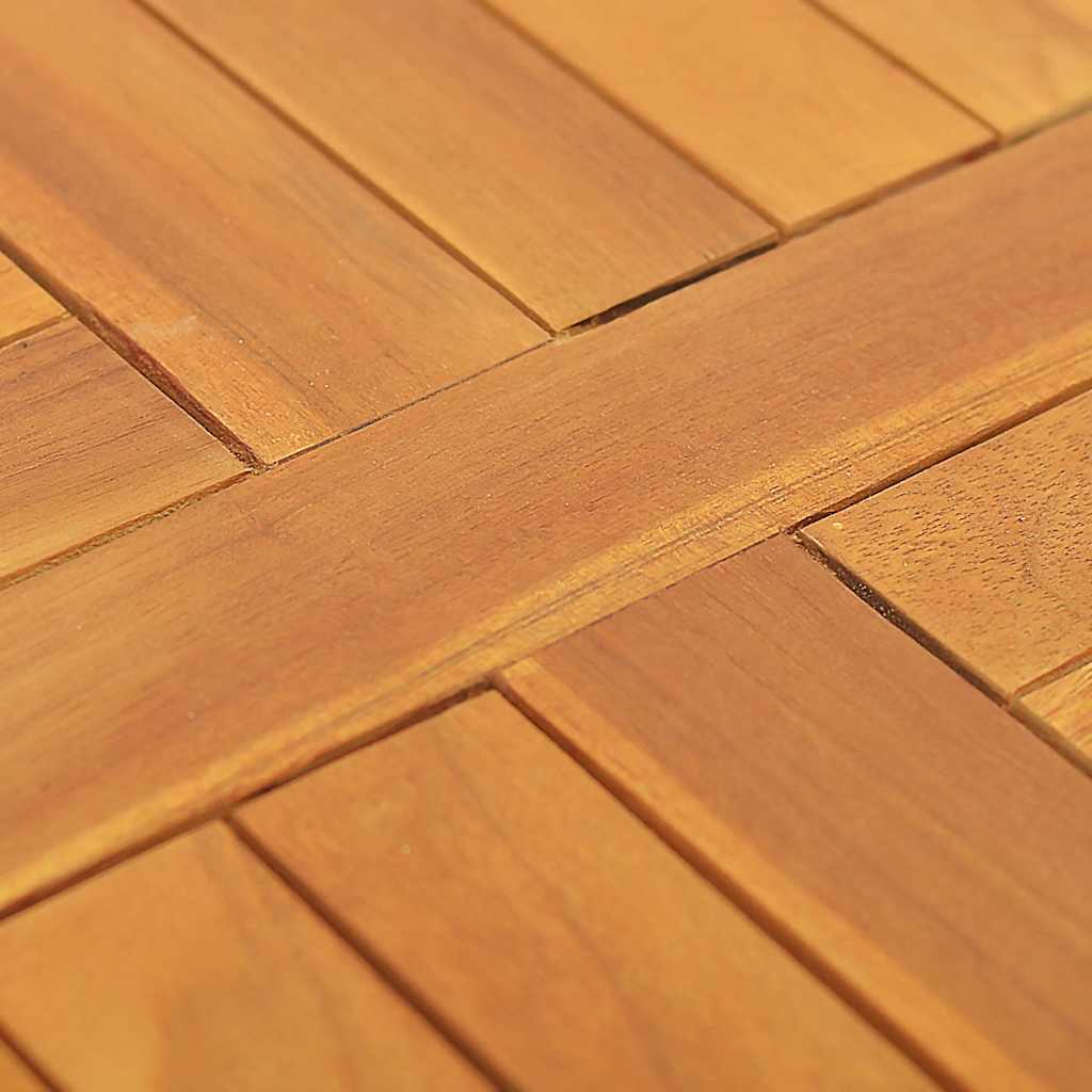 Table Top Solid Teak Wood Round 2.5 cm 50 cm