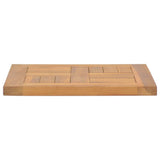 Square Table Top 40x40x2.5 cm Solid Wood Teak