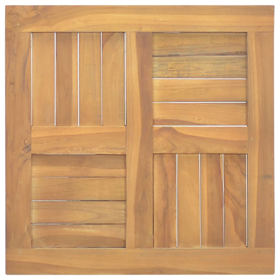 Square Table Top 50x50x2.5 cm Solid Wood Teak
