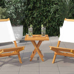 Square Table Top 50x50x2.5 cm Solid Wood Teak