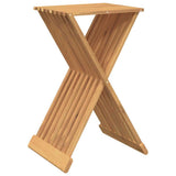 Folding Stool 40x32.5x70 cm Solid Wood Teak - Front View