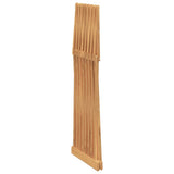 Folding Stool 40x32.5x70 cm Solid Wood Teak - Top-Down View