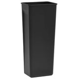 Dustbin with Pedal Anti-fingerprint 30L Black Stainless Steel - Low Angle