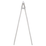 Folding Parking Sign Stainless Steel - Side View
