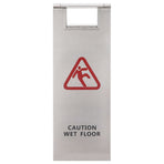 Folding Wet Floor Sign Stainless Steel
