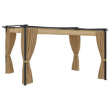 Gazebo 4x3 m Taupe