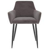 Dining Chairs 6 pcs Light Grey Velvet